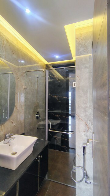 Bathroom in 3 BHK Builder Floor at DLF Atria, Dlf Phase ii – for Rent