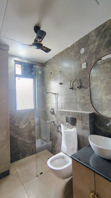 Bathroom in 3 BHK Builder Floor at Sushant Lok 2, Sector 57 – for Rent