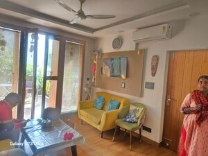 Living Room in 3 BHK Builder Floor at Ansal Sushant Residency, Sushant Lok Iii – for Sale