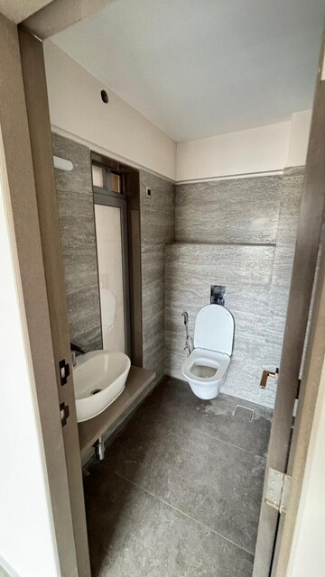 Bathroom in 2 BHK Apartment at Paradigm Artteza, Santacruz West – for Rent