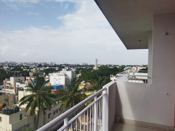 Balcony in 4 BHK Apartment at Imperial Navkis Celeste, Rmv Extension – for Rent