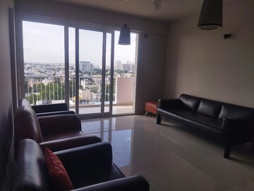 Living Room in 4 BHK Apartment at Imperial Navkis Celeste, Rmv Extension – for Rent