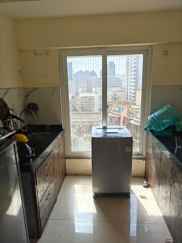 Kitchen in 1 BHK Apartment at Ruparel Elara, Kandivali West – for Rent