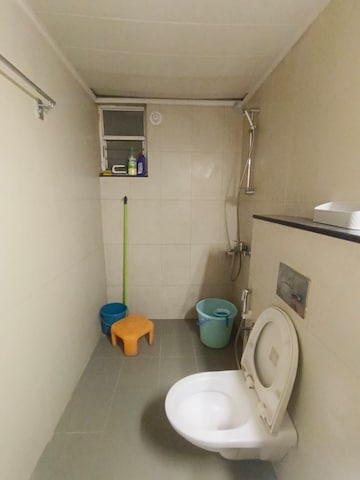 Bathroom in 1 BHK Apartment at Mahindra Antheia, Pimpri – for Rent