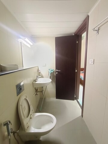 Bathroom in 1 BHK Apartment at Mahindra Antheia, Pimpri – for Rent
