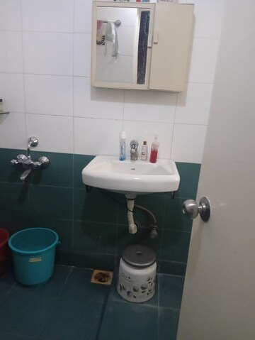 Bathroom in 2 BHK Apartment at Janki Rainbow Apartments, Baner – for Rent