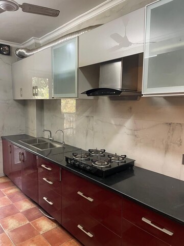 Kitchen in 4 BHK Builder Floor at DLF Imperial Residences, Dlf Phase I – for Rent