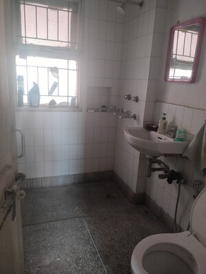 Bathroom in 3 BHK Apartment at Vijay Ratan Vihar, Sector 15 – for Sale
