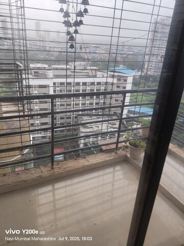 Balcony in 2 BHK Apartment at Gajra Bhoomi Parth, Ghansoli – for Rent