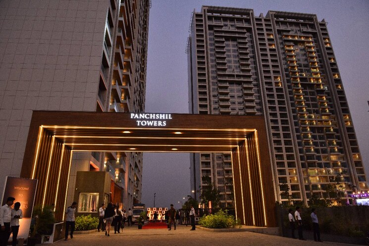 Exterior View, panchshil-towers 3.5 Bedroom 2658 Sq.Ft. Apartment In Kharadi Pune 8933567