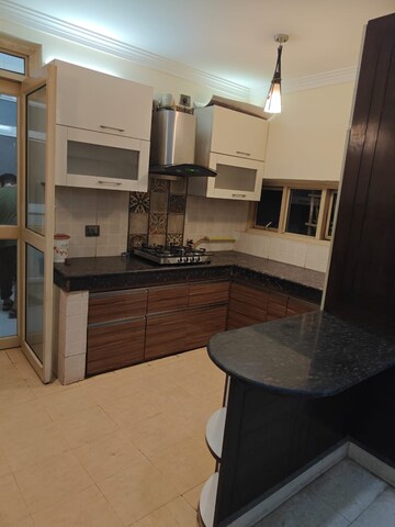 Kitchen in 4 BHK Apartment at Emerald Green, Sector 52 – for Rent