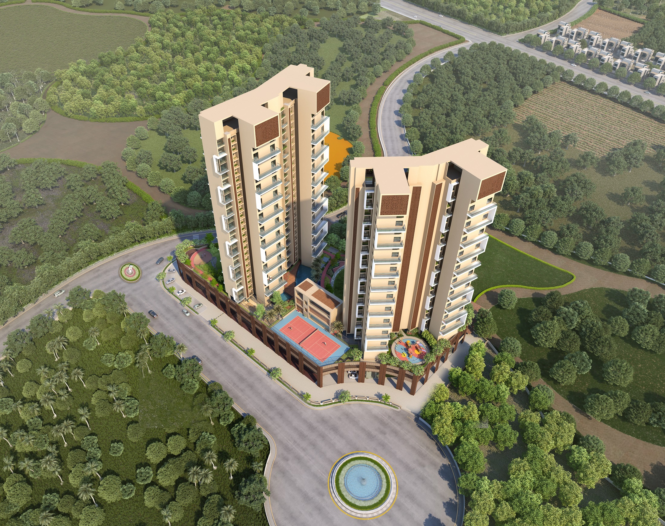 3 BHK + Extra Room Apartment For Sale in Balaji Delta Central
