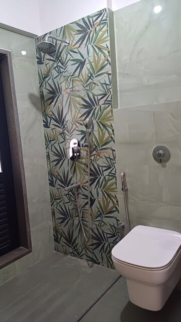Bathroom in 4 BHK Apartment at Whispering Heights, Malad West – for Rent