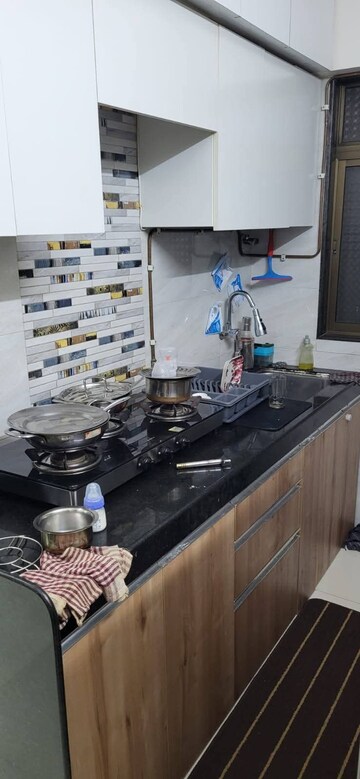 Kitchen in 1 BHK Apartment at Bhoomi Samarth, Goregaon East – for Rent