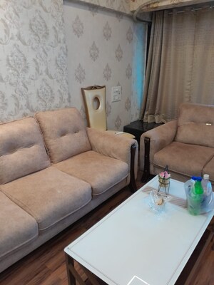 Living Room in 1 BHK Apartment at Philjoy CHS, Borivali West – for Sale