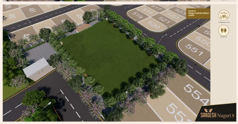 Exterior View, sandesh-city  1500 Sq.Ft. Plot In Jamtha Nagpur 8933992