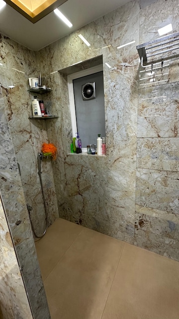 Bathroom in 3 BHK Apartment at RNA NG Eclat, Andheri West – for Rent