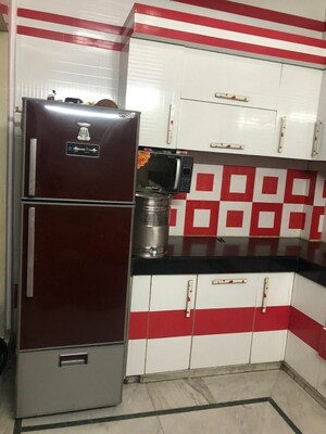 Kitchen in 3.5 BHK Builder Floor at Mansarover Garden – for Sale