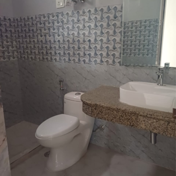 Bathroom in 3 BHK Builder Floor at Saket – for Rent