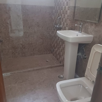 Bathroom in 3 BHK Builder Floor at Saket – for Rent