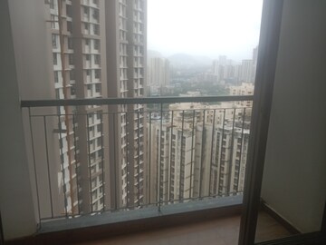 Balcony in 2 BHK Apartment at Runwal Eirene, Balkum Pada – for Rent