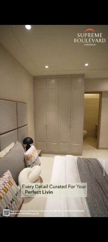 Bedroom in 2 BHK Apartment at Supreme Boulevard, Chembur – for Sale