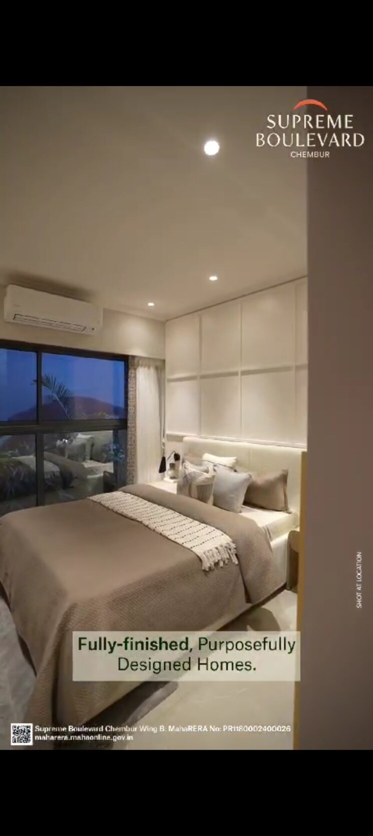 Bedroom, supreme-boulevard 2 Bedroom 758 Sq.Ft. Apartment In Chembur Mumbai 8934065