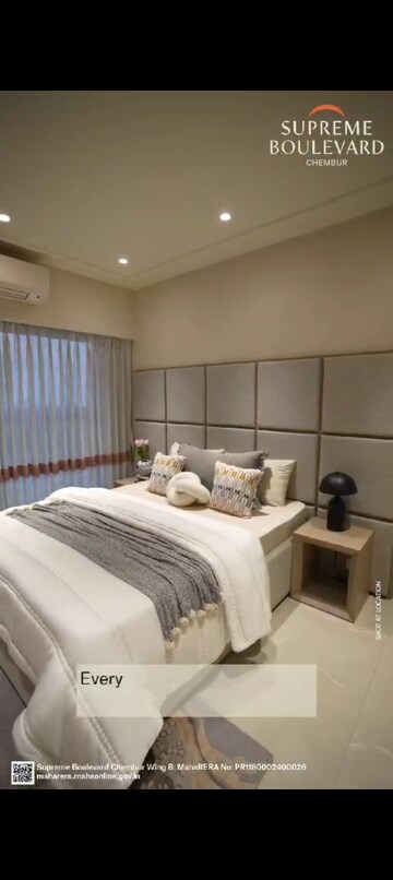 Bedroom in 2 BHK Apartment at Supreme Boulevard, Chembur – for Sale