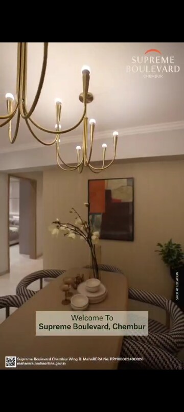 Bathroom in 2 BHK Apartment at Supreme Boulevard, Chembur – for Sale