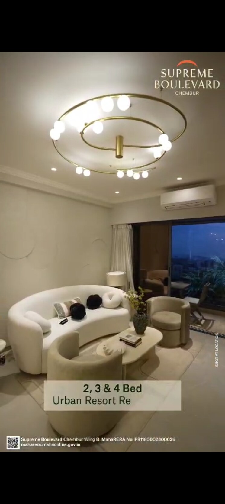 Master Bedroom, supreme-boulevard 2 Bedroom 758 Sq.Ft. Apartment In Chembur Mumbai 8934065