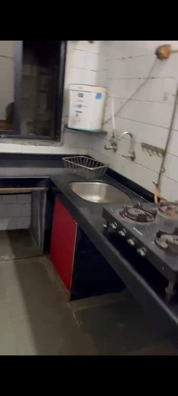 Kitchen in 1 BHK Apartment at Yashashri Apartment Naupada, Naupada – for Rent