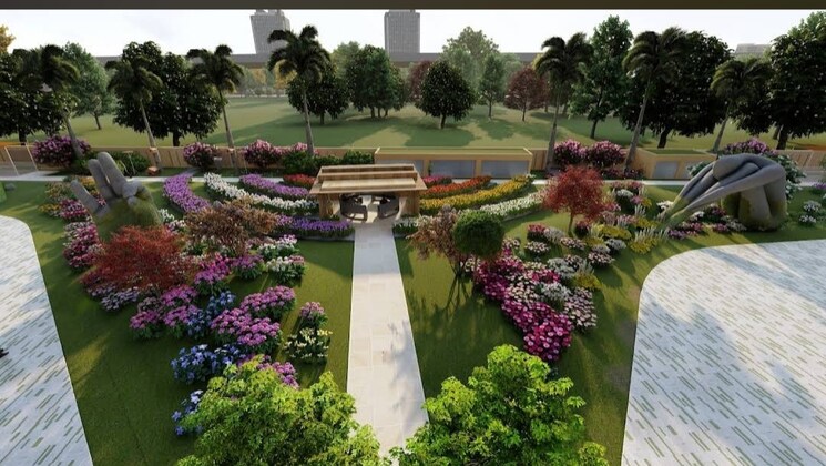 Garden, aurobindo-kohinoor 2 Bedroom 1296 Sq.Ft. Apartment In Serilingampally Hyderabad 8934074