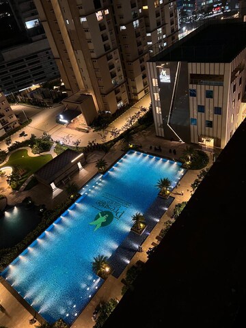 Swimming Pool in 3.5 BHK Apartment at Prestige High Fields, Gachibowli – for Rent