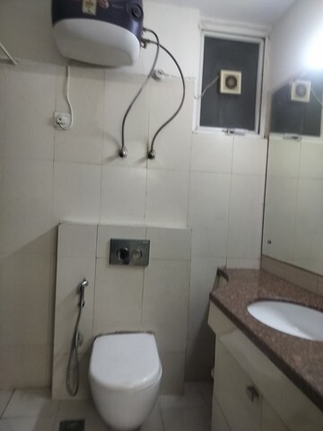 Bathroom in 3 BHK Apartment at Spaze Privy, Sector 72 – for Rent
