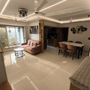 Living Room in 3 BHK Apartment at Mahakali Kalika Heights, Talav Pali – for Sale