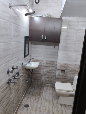 Bathroom in 2 BHK Apartment at Madhur Apartment, Paschim Vihar – for Rent