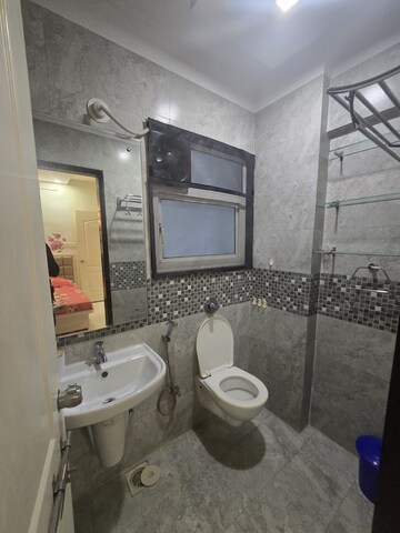 Bathroom in 3 BHK Apartment at Baner – for Rent