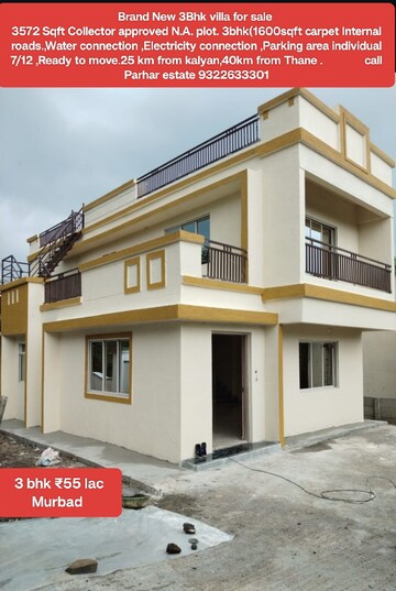 3 BHK Villa – Exterior View View at Murbad - for Sale
