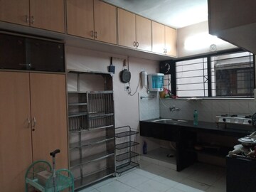 Kitchen in 3 BHK Apartment at Nirmiti Horizon, Aundh – for Rent