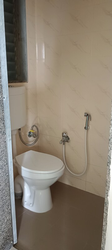 Bathroom in 1 BHK Apartment at Kshitij CHS, Goregaon East – for Rent
