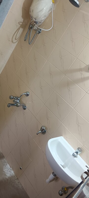 Bathroom in 1 BHK Apartment at Kshitij CHS, Goregaon East – for Rent