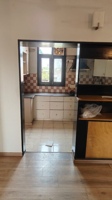 Kitchen in 2 BHK Builder Floor at Sarvapriya Vihar – for Rent