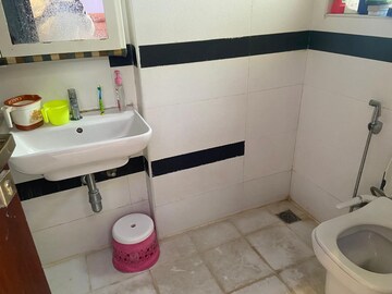 Bathroom in 3 BHK Apartment at Vajra Jasmine County, Gachibowli – for Rent