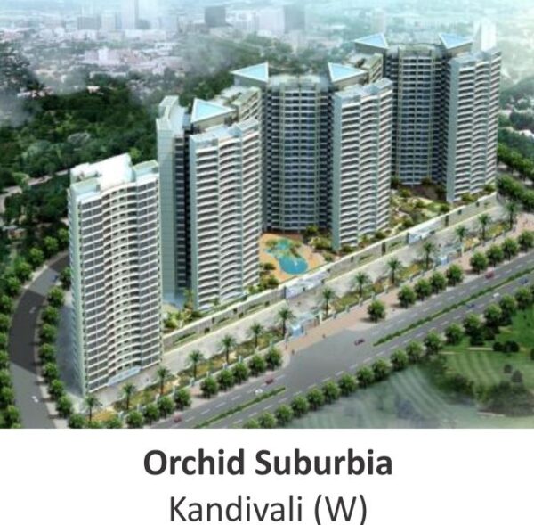 2 BHK + Pooja Room Apartment For Rent in DB Orchid Suburbia