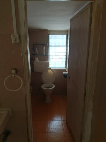 Bathroom in 2 BHK Apartment at Narendra Apartment CHS, Santacruz West – for Rent