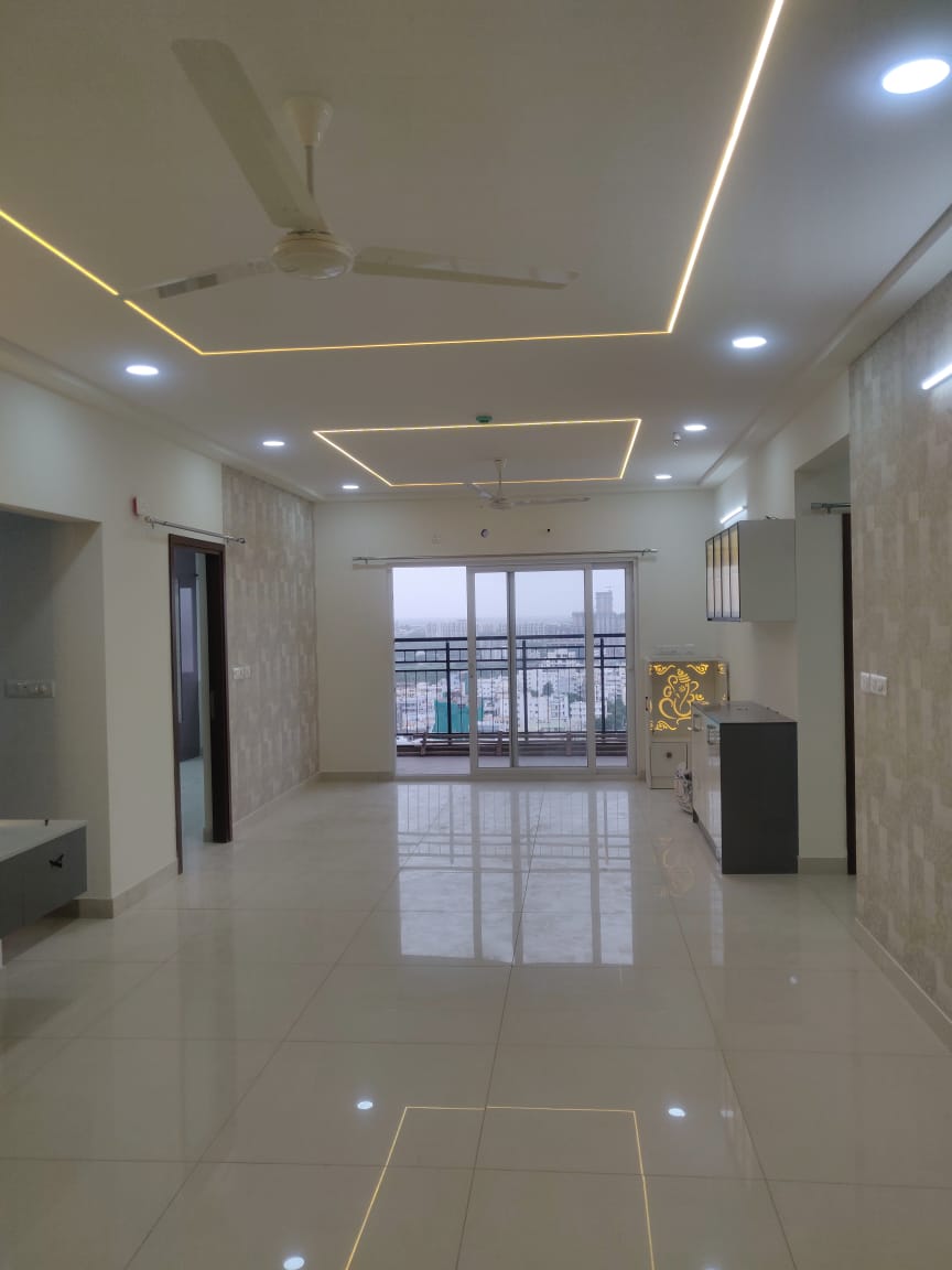 3 BHK + Servant Room Apartment For Rent in Prestige Tranquil