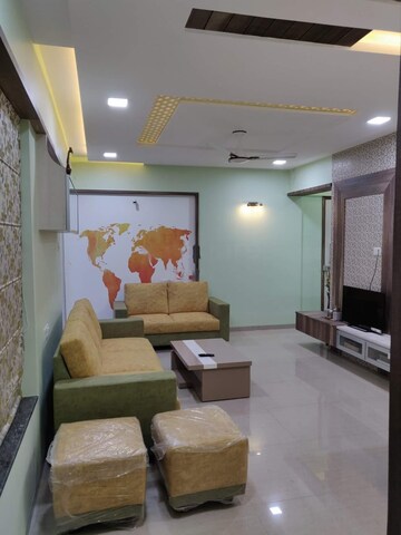 Living Room in 3 BHK Apartment at Baner – for Rent