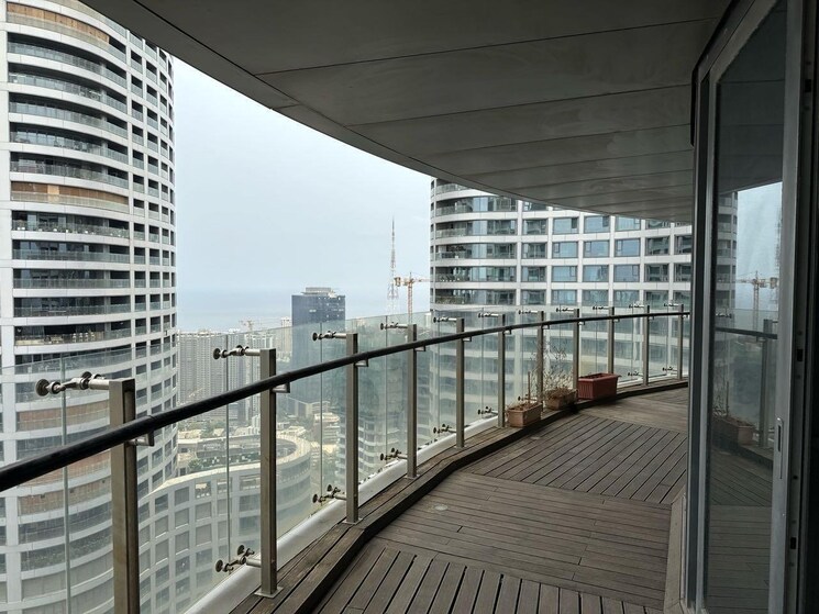 Balcony, lodha-the-world-towers-world-one-tier-2 4 Bedroom 2819 Sq.Ft. Apartment In Worli Mumbai 8934378