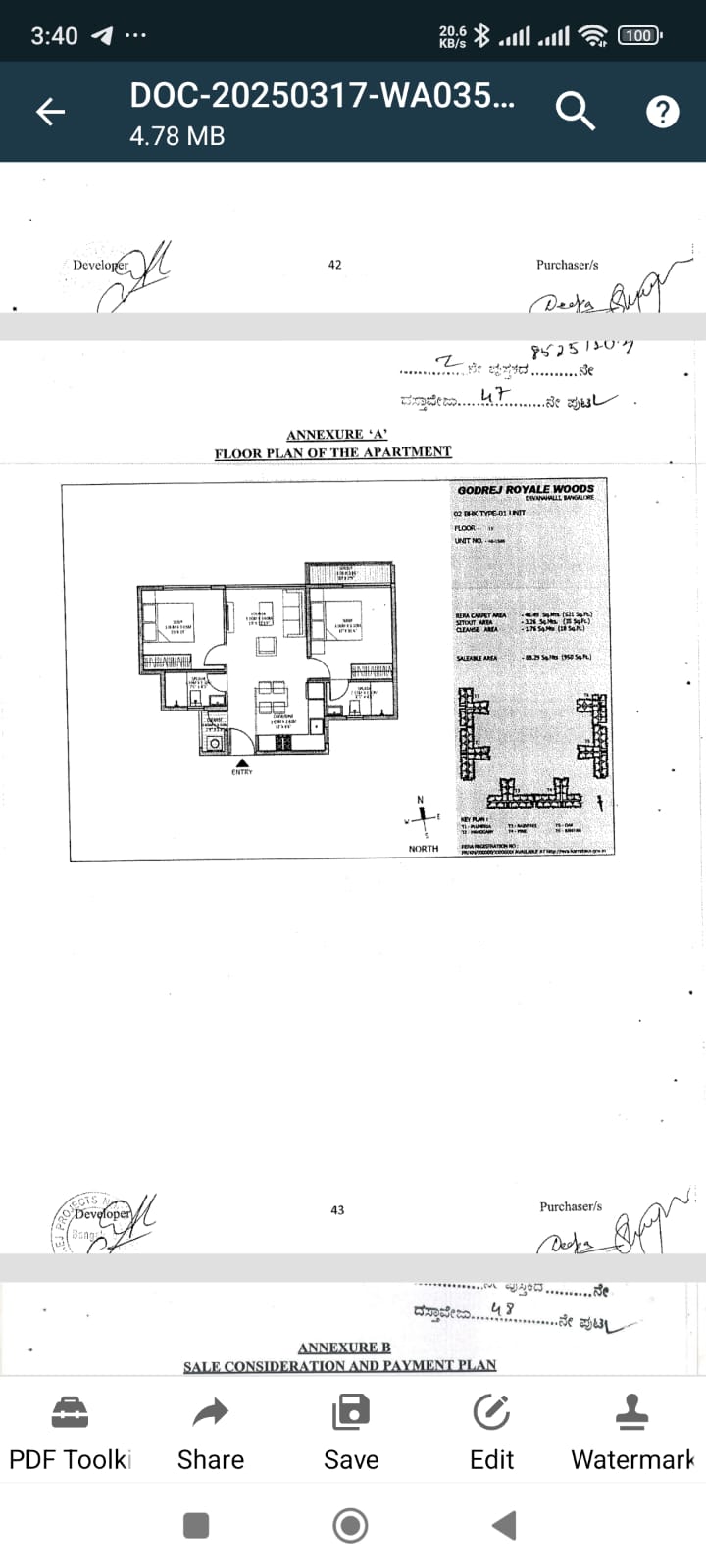 2 BHK Apartment For Sale in Godrej Royale Woods