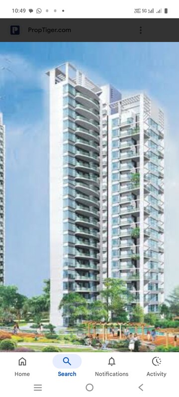 3 BHK Apartment – Exterior View View at 3C Lotus Boulevard Espacia, Sector 100 - for Rent